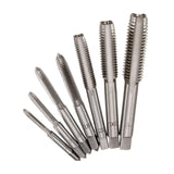 Maxbell 7Pcs Metric Thread Machine Tap Set M3-M12 Tapping Bits Tool Tap Set