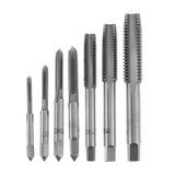 Maxbell 7Pcs Metric Thread Machine Tap Set M3-M12 Tapping Bits Tool Tap Set