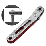Maxbell 1/4 inch Ratchet Wrench Hex Drive Handle for Refrigeration Repair Home