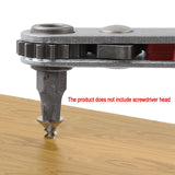 Maxbell 1/4 inch Ratchet Wrench Hex Drive Handle for Refrigeration Repair Home