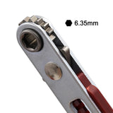 Maxbell 1/4 inch Ratchet Wrench Hex Drive Handle for Refrigeration Repair Home