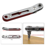 Maxbell 1/4 inch Ratchet Wrench Hex Drive Handle for Refrigeration Repair Home