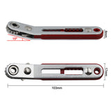 Maxbell 1/4 inch Ratchet Wrench Hex Drive Handle for Refrigeration Repair Home