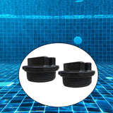 Maxbell 2Pcs Pool Filter Drains Pool Plug Stopper Threaded for Accessories
