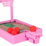 Maxbell Mini Basketball Shooting Game Exciting Compact Fun for Motor Skills Kids Pink with 4 balls