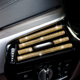 Maxbell 10 Pieces Air Vent Outlet Trim Portable for All Straight Vent Outlet Gold