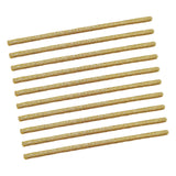 Maxbell 10 Pieces Air Vent Outlet Trim Portable for All Straight Vent Outlet Gold