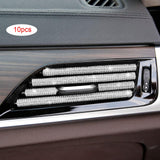 Maxbell 10 Pieces Air Vent Outlet Trim Portable for All Straight Vent Outlet White