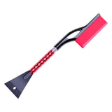 Maxbell Snow Brush & Snow Shovel Universal Aluminum for Car Windshield Garden Red