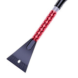 Maxbell Snow Brush & Snow Shovel Universal Aluminum for Car Windshield Garden Red