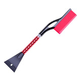 Maxbell Snow Brush & Snow Shovel Universal Aluminum for Car Windshield Garden Red