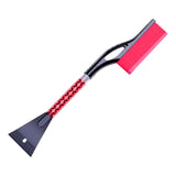 Maxbell Snow Brush & Snow Shovel Universal Aluminum for Car Windshield Garden Red