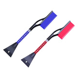 Maxbell Snow Brush & Snow Shovel Universal Aluminum for Car Windshield Garden Blue