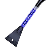 Maxbell Snow Brush & Snow Shovel Universal Aluminum for Car Windshield Garden Blue