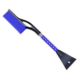 Maxbell Snow Brush & Snow Shovel Universal Aluminum for Car Windshield Garden Blue