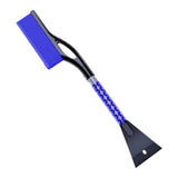 Maxbell Snow Brush & Snow Shovel Universal Aluminum for Car Windshield Garden Blue