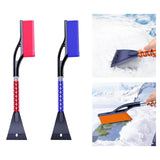 Maxbell Snow Brush & Snow Shovel Universal Aluminum for Car Windshield Garden Blue