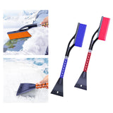 Maxbell Snow Brush & Snow Shovel Universal Aluminum for Car Windshield Garden Blue