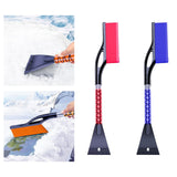 Maxbell Snow Brush & Snow Shovel Universal Aluminum for Car Windshield Garden Blue