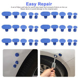 Maxbell 30Pcs Car Body dents Removal Pulling Tab dents repair Pullers Plastic Auto