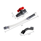 Maxbell fuel Filler Hose with Shut Off Valve Hose Bender Kit for VP Fuel