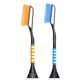 Maxbell Snow Removal Brush Tool Telescopic Aluminum Rod Handle for Windshield Orange
