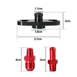 Maxbell Fuel Rail Pressure Regulator Adapter with Fitting Fuel Line Adapter Durable
