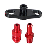 Maxbell Fuel Rail Pressure Regulator Adapter with Fitting Fuel Line Adapter Durable