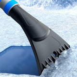 Maxbell Snow Removal Brush Tool Telescopic Aluminum Rod Handle for Windshield Blue