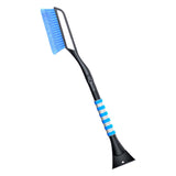 Maxbell Snow Removal Brush Tool Telescopic Aluminum Rod Handle for Windshield Blue