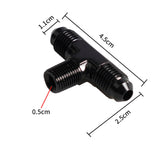 Maxbell AN3 Male to 1/8inch NPT Black Alloy Premium Durable Replaces 45mm