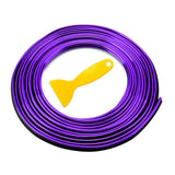 Maxbell Universal Car Interior Strips Trim for Air Conditioner Vent Outlet Purple 3Meter