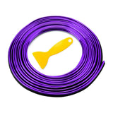 Maxbell Universal Car Interior Strips Trim for Air Conditioner Vent Outlet Purple 3Meter