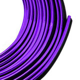 Maxbell Universal Car Interior Strips Trim for Air Conditioner Vent Outlet Purple 3Meter