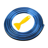 Maxbell Universal Car Interior Strips Trim for Air Conditioner Vent Outlet Blue 3Meter