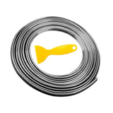 Maxbell Universal Car Interior Strips Trim for Air Conditioner Vent Outlet Silver 3Meter