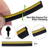 Maxbell Universal Car Interior Strips Trim for Air Conditioner Vent Outlet Gold 3Meter