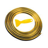 Maxbell Universal Car Interior Strips Trim for Air Conditioner Vent Outlet Gold 3Meter