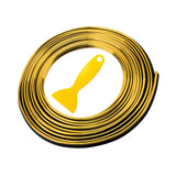 Maxbell Universal Car Interior Strips Trim for Air Conditioner Vent Outlet Gold 3Meter