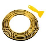 Maxbell Car Interior Moulding Strips Trim with Installing Tool 10M for Door Gold