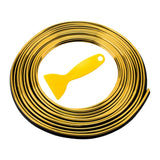 Maxbell Car Interior Moulding Strips Trim with Installing Tool 10M for Door Gold