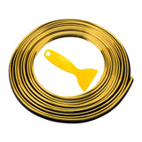 Maxbell Car Interior Moulding Strips Trim with Installing Tool 10M for Door Gold