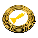 Maxbell Car Interior Moulding Strips Trim with Installing Tool 10M for Door Gold