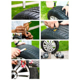 Maxbell 8x T Handle Tire Repair Plugs Universal Tire Repair Strips for Car