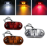 Maxbell Trailer Marker Lights Trailer Clearance Side Light for Camper Red