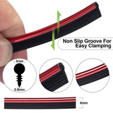 Maxbell Car Interior Moulding Strips Trim with Installing Tool 10M for Door Purple
