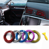 Maxbell Car Interior Moulding Strips Trim with Installing Tool 10M for Door Purple