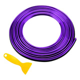 Maxbell Car Interior Moulding Strips Trim with Installing Tool 10M for Door Purple