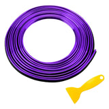 Maxbell Car Interior Moulding Strips Trim with Installing Tool 10M for Door Purple