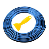 Maxbell Car Interior Moulding Strips Trim with Installing Tool 10M for Door Blue